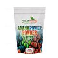 Amino Power Powder Nitrogen Fertilizer 16 oz - Plant-Based 100% Water Soluble High Nitrogen Source - 18 L-Amino Acids Chelating Agent for Foliar Spray, Turf, Vegetables, Fruits & Indoor Plants